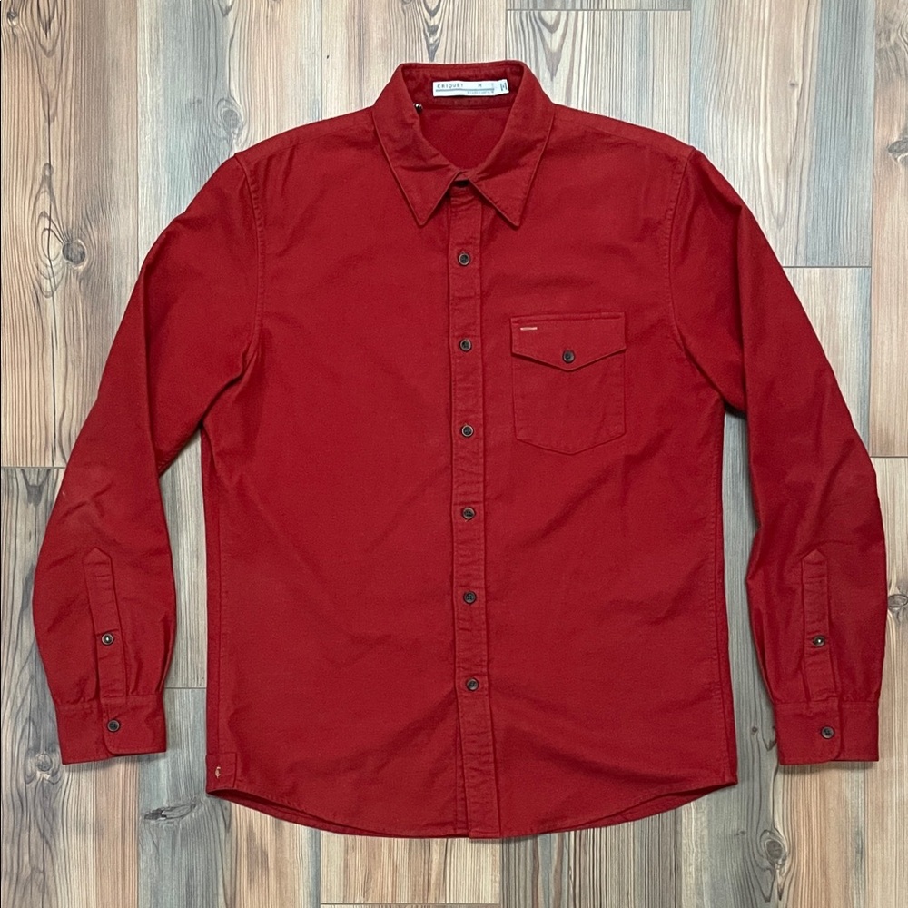 Criquet JR Shirt Medium Chamois Flannel EUC